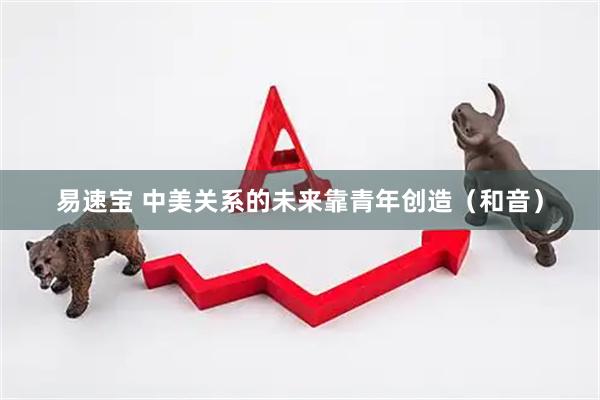 易速宝 中美关系的未来靠青年创造（和音）